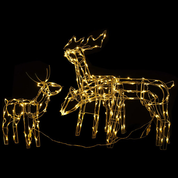 The Holiday Aisle® LED Reindeer Lighted Sign Wayfair